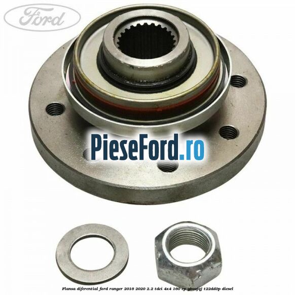 Flansa diferential Ford Ranger 2016-2020 2.2 TDCi 4x4 160 cp GBVAJQJ, T22DD0P diesel