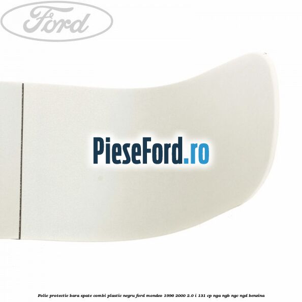 Folie protectie bara spate (Combi), plastic negru Ford Mondeo 1996-2000 2.0 i 131 cp NGA, NGB, NGC, NGD benzina