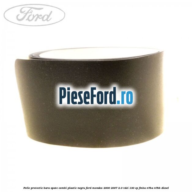 Folie protectie bara spate (Combi), plastic negru Ford Mondeo 2000-2007 2.0 TDCi 130 cp FMBA, N7BA, N7BB diesel