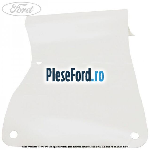 Folie protectie interioara usa spate dreapta Ford Tourneo Connect 2013-2018 1.6 TDCi 75 cp UBGA diesel