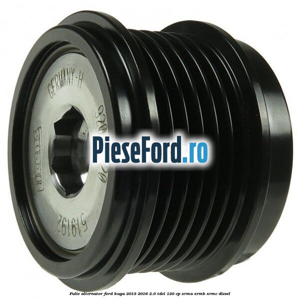 Fulie alternator Ford Kuga 2013-2016 2.0 TDCi 120 cp XRMA, XRMB, XRMC diesel