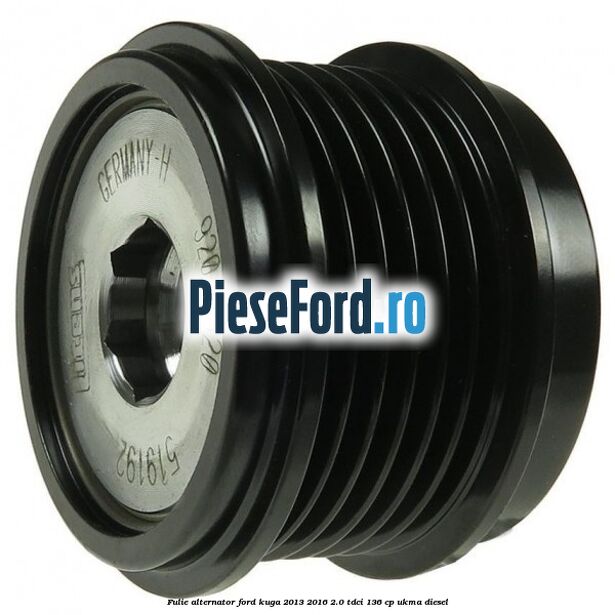 Fulie alternator Ford Kuga 2013-2016 2.0 TDCi 136 cp UKMA diesel