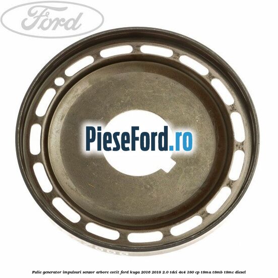 Fulie generator impulsuri senzor arbore cotit Ford Kuga 2016-2018 2.0 TDCi 4x4 180 cp T8MA, T8MB, T8MC diesel