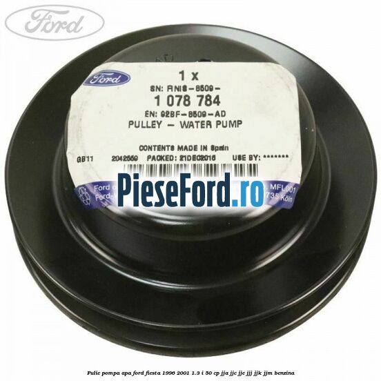 Fulie pompa apa Ford Fiesta 1996-2001 1.3 i 50 cp JJA, JJC, JJE, JJJ, JJK, JJM benzina