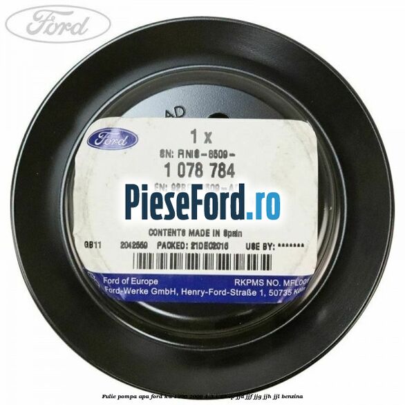 Fulie pompa apa Ford Ka 1996-2008 1.3 i 49 cp JJD, JJF, JJG, JJH, JJL benzina
