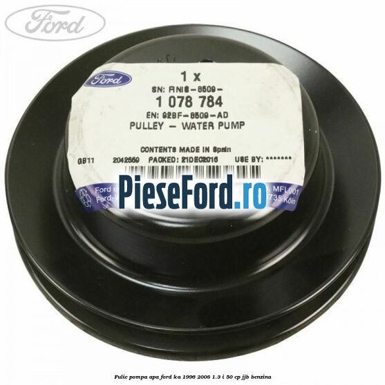 Fulie pompa apa Ford Ka 1996-2008 1.3 i 50 cp JJB benzina