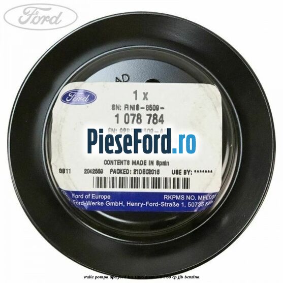 Fulie pompa apa Ford Ka 1996-2008 1.3 i 50 cp JJB benzina