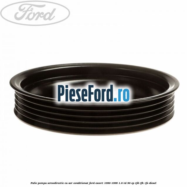 Fulie pompa servodirectie cu aer conditionat Ford Escort 1990-1995 1.8 TD 90 cp RFD, RFK, RFS diesel