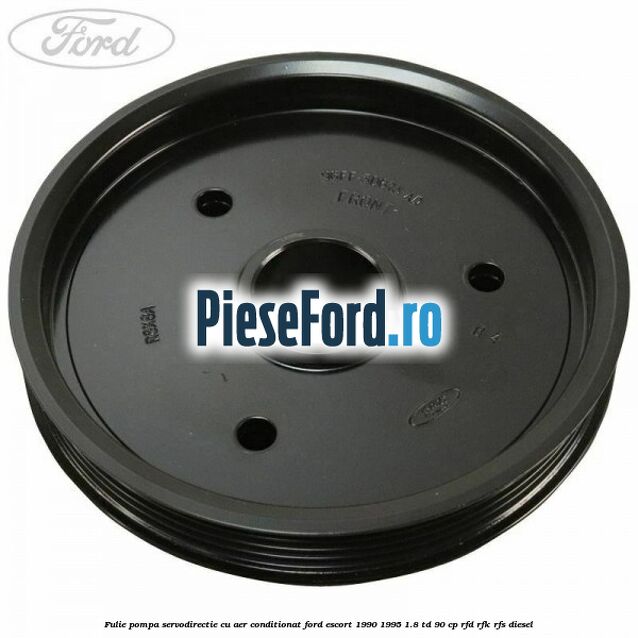 Fulie pompa servodirectie cu aer conditionat Ford Escort 1990-1995 1.8 TD 90 cp RFD, RFK, RFS diesel