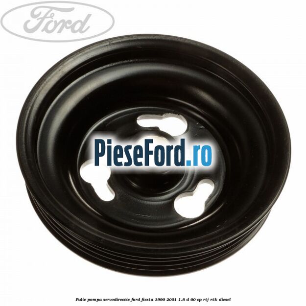 Fulie pompa servodirectie Ford Fiesta 1996-2001 1.8 D 60 cp RTJ, RTK diesel
