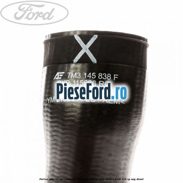 Furtun admisie aer turbosuflanta Ford Galaxy 2000-2006 1.9 TDI 115 cp AUY diesel