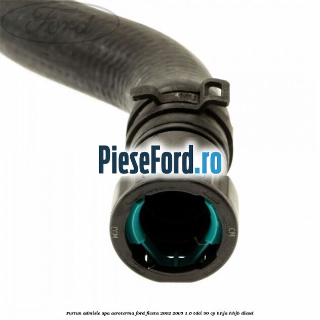 Furtun admisie apa aeroterma Ford Fiesta 2002-2005 1.6 TDCi 90 cp HHJA, HHJB diesel