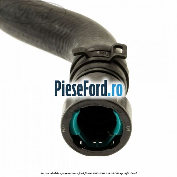 Furtun admisie apa aeroterma Ford Fiesta 2005-2008 1.4 TDCi 68 cp N4JB diesel