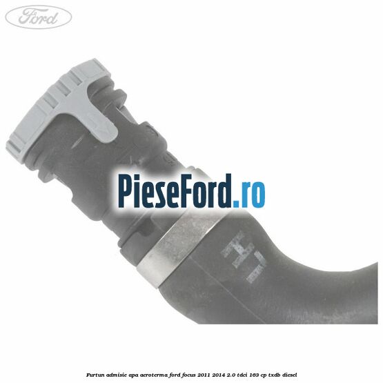 Furtun admisie apa aeroterma Ford Focus 2011-2014 2.0 TDCi 163 cp TXDB diesel