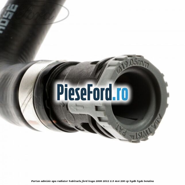 Furtun admisie apa radiator habitaclu Ford Kuga 2008-2012 2.5 4x4 200 cp HYDB, HYDC benzina