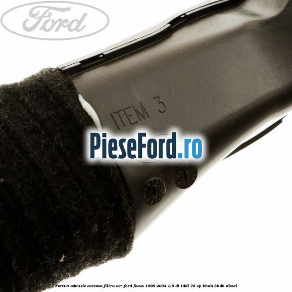 Furtun admisie carcasa filtru aer Ford Focus 1998-2004 1.8 DI/TDDi 75 cp BHDA, BHDB diesel