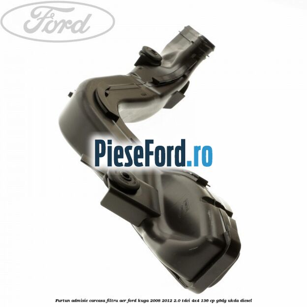 Furtun admisie carcasa filtru aer Ford Kuga 2008-2012 2.0 TDCi 4x4 136 cp G6DG, UKDA diesel