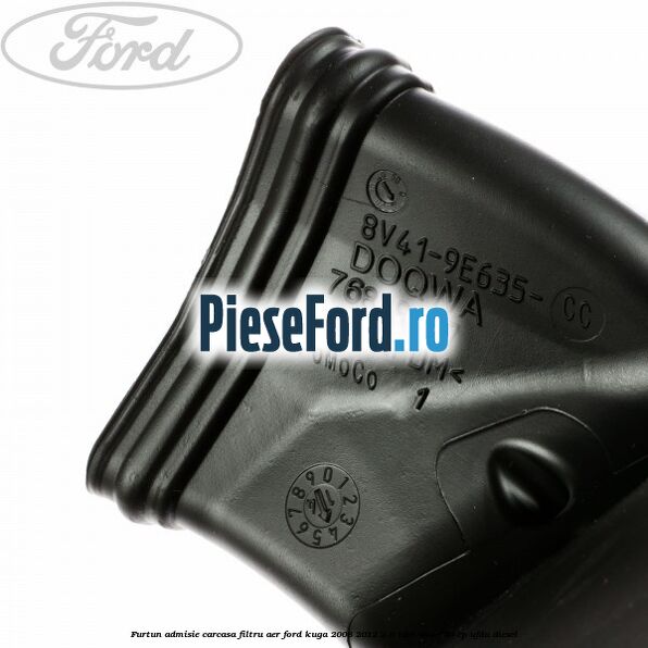 Furtun admisie carcasa filtru aer Ford Kuga 2008-2012 2.0 TDCI 4x4 140 cp UFDA diesel