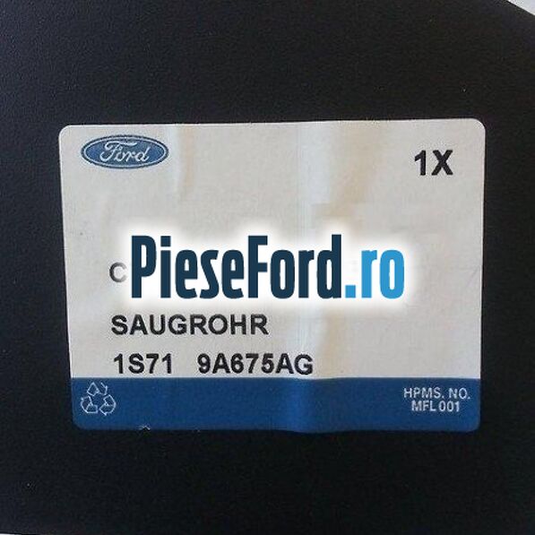 Furtun admisie carcasa filtru aer, pe trager Ford Mondeo 2000-2007 1.8 SCi 130 cp CFBA benzina