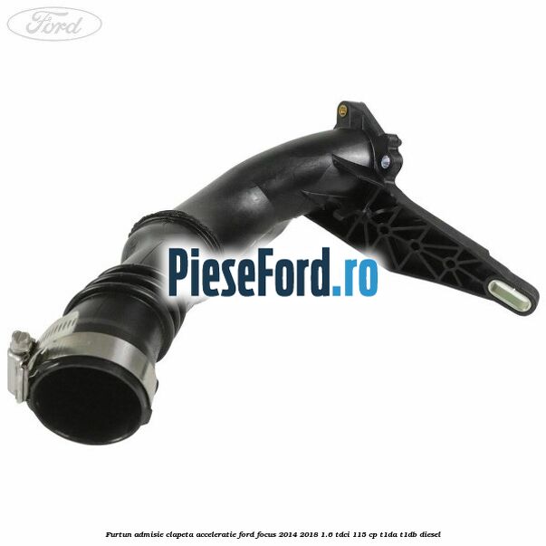 Furtun admisie clapeta acceleratie Ford Focus 2014-2018 1.6 TDCi 115 cp T1DA, T1DB diesel