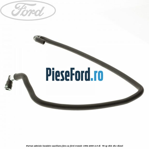 Furtun admisie incalzire auxiliara fara AC Ford Transit 1994-2000 2.5 DI  76 cp 4HB, 4HC diesel