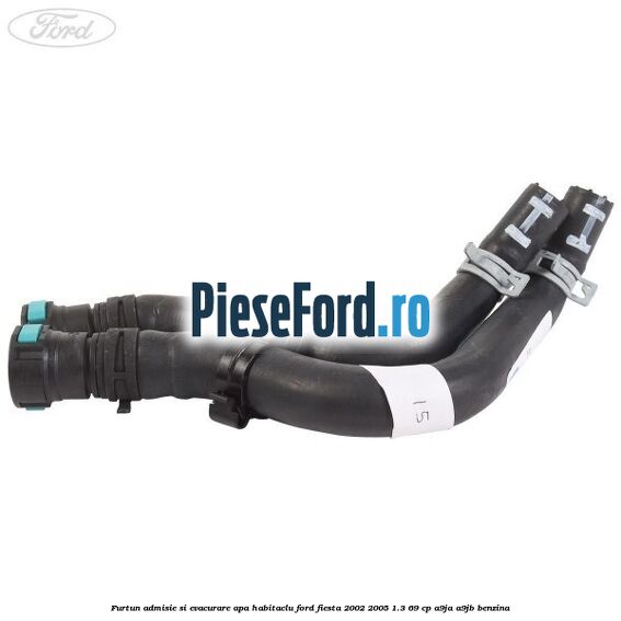 Furtun admisie si evacurare apa habitaclu Ford Fiesta 2002-2005 1.3 69 cp A9JA, A9JB benzina