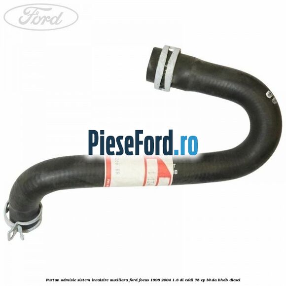 Furtun admisie sistem incalzire auxiliara Ford Focus 1998-2004 1.8 DI/TDDi 75 cp BHDA, BHDB diesel