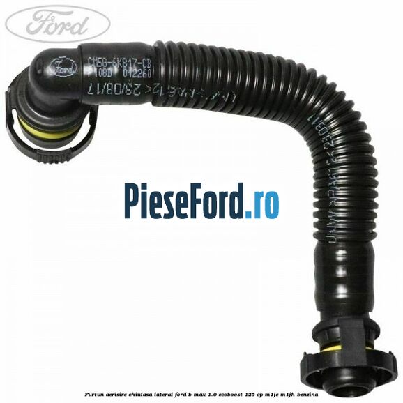 Furtun aerisire chiulasa lateral Ford B-Max 1.0 EcoBoost 125 cp M1JE, M1JH benzina