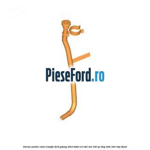 Furtun aerisire cutie transfer Ford Galaxy 2015-2023 2.0 TDCi 4x4 180 cp T8CG, T8CH, T8CI, T8CJ diesel