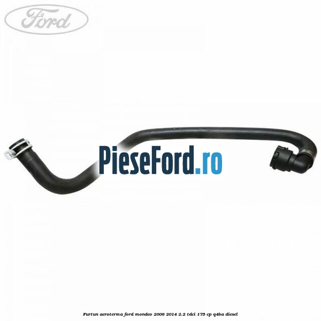 Furtun aeroterma Ford Mondeo 2008-2014 2.2 TDCi 175 cp Q4BA diesel