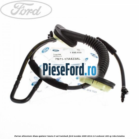 Furtun alimentare diuza spalator luneta 5 usi hatcback Ford Mondeo 2008-2014 2.0 EcoBoost 203 cp TNBA benzina