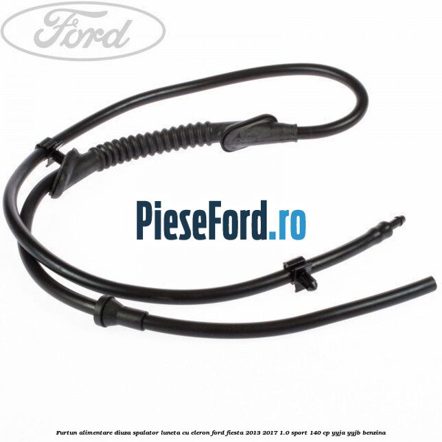 Furtun alimentare diuza spalator luneta cu eleron Ford Fiesta 2013-2017 1.0 Sport 140 cp YYJA, YYJB benzina