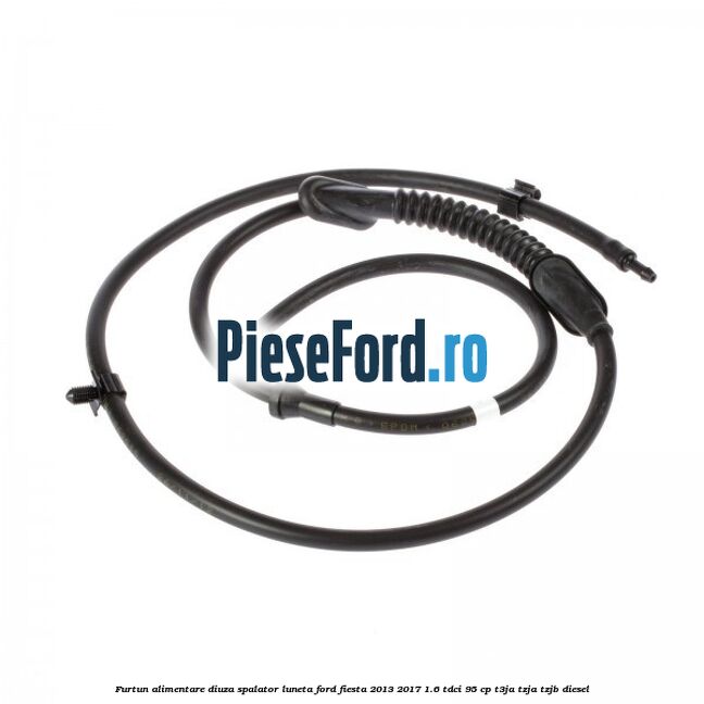 Furtun alimentare diuza spalator luneta Ford Fiesta 2013-2017 1.6 TDCi 95 cp T3JA, TZJA, TZJB diesel