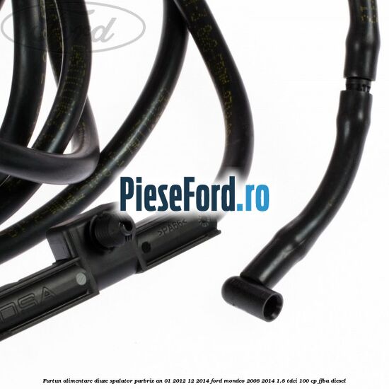 Furtun alimentare diuze spalator parbriz an 01/2012-12/2014 Ford Mondeo 2008-2014 1.8 TDCi 100 cp FFBA diesel