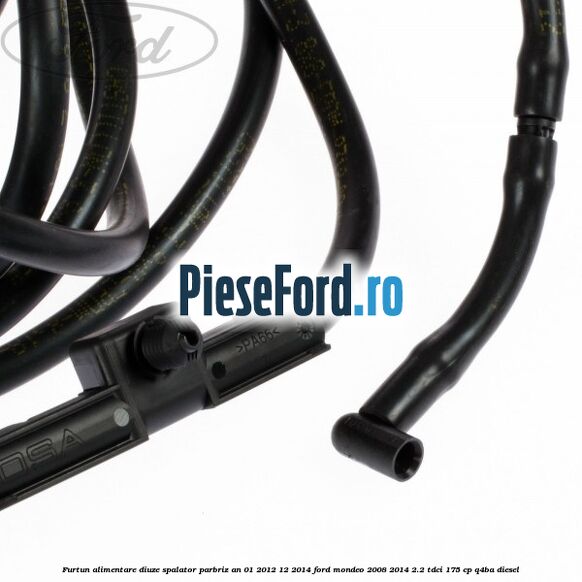 Furtun alimentare diuze spalator parbriz an 01/2012-12/2014 Ford Mondeo 2008-2014 2.2 TDCi 175 cp Q4BA diesel