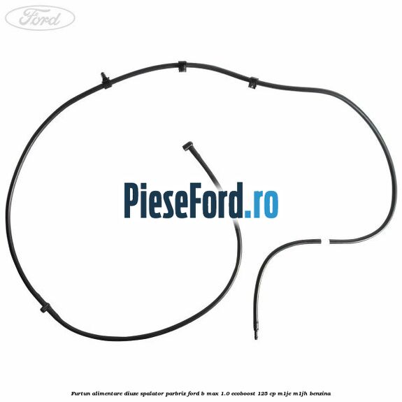 Furtun alimentare diuze spalator parbriz Ford B-Max 1.0 EcoBoost 125 cp M1JE, M1JH benzina