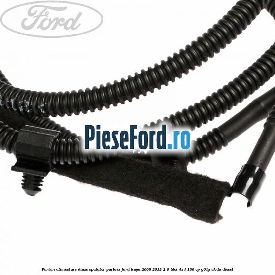 Furtun alimentare diuze spalator parbriz Ford Kuga 2008-2012 2.0 TDCi 4x4 136 cp G6DG, UKDA diesel