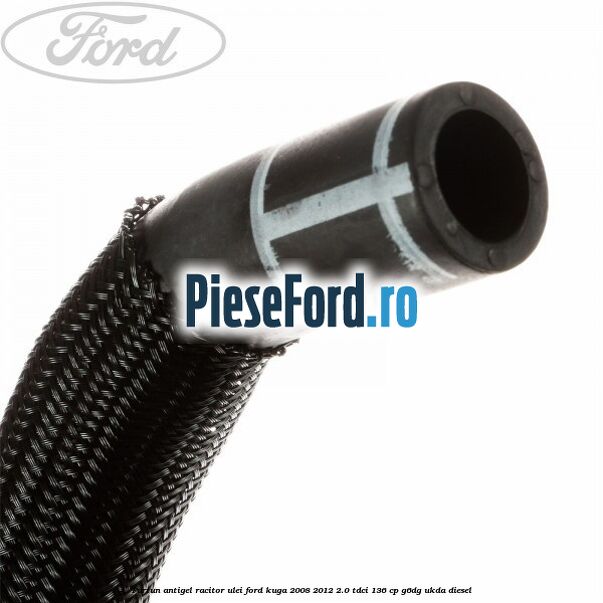 Furtun antigel racitor ulei Ford Kuga 2008-2012 2.0 TDCi 136 cp G6DG, UKDA diesel
