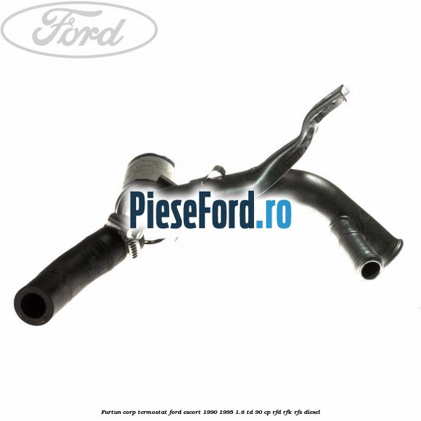 Furtun corp termostat Ford Escort 1990-1995 1.8 TD 90 cp RFD, RFK, RFS diesel