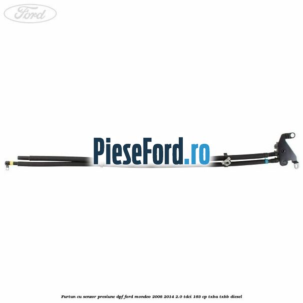 Furtun cu senzor presiune DPF Ford Mondeo 2008-2014 2.0 TDCi 163 cp TXBA, TXBB diesel