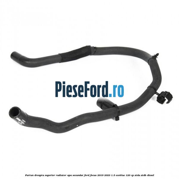 Furtun dreapta superior radiator apa secundar Ford Focus 2019-2023 1.5 EcoBlue 120 cp Furtun dreapta superior radiator apa secundar Ford Focus 2019-2023 1.5 EcoBlue 120 cp ZTDA, ZTDB diesel