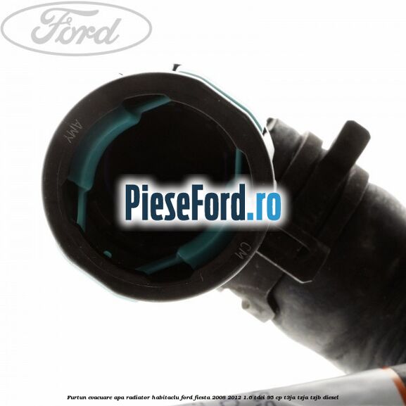 Furtun evacuare apa radiator habitaclu Ford Fiesta 2008-2012 1.6 TDCi 95 cp Furtun evacuare apa radiator habitaclu Ford Fiesta 2008-2012 1.6 TDCi 95 cp T3JA, TZJA, TZJB diesel