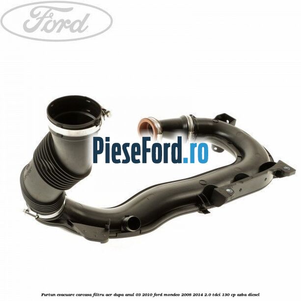 Furtun evacuare carcasa filtru aer dupa anul 03/2010 Ford Mondeo 2008-2014 2.0 TDCi 130 cp AZBA diesel
