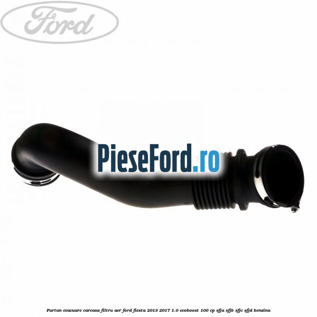 Furtun evacuare carcasa filtru aer Ford Fiesta 2013-2017 1.0 EcoBoost 100 cp SFJA, SFJB, SFJC, SFJD benzina