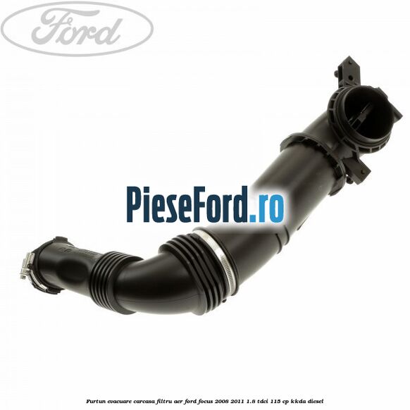 Furtun evacuare carcasa filtru aer Ford Focus 2008-2011 1.8 TDCi 115 cp KKDA diesel
