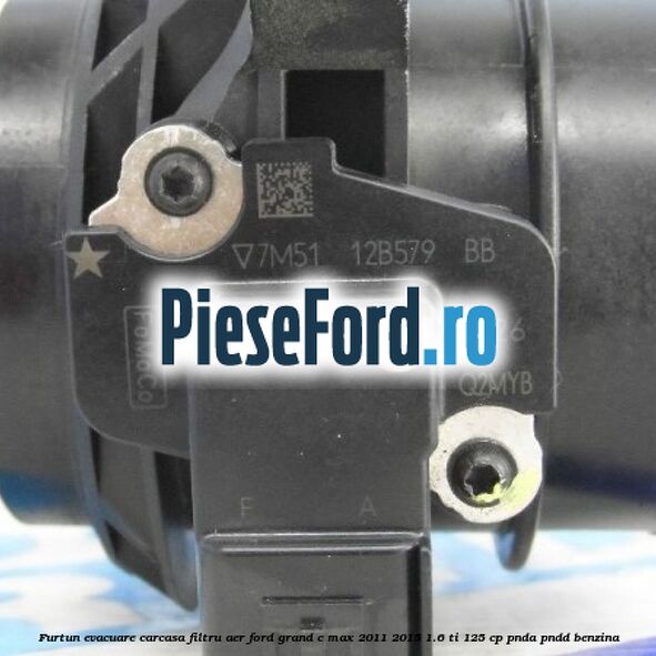 Furtun evacuare carcasa filtru aer Ford Grand C-Max 2011-2015 1.6 Ti 125 cp PNDA, PNDD benzina