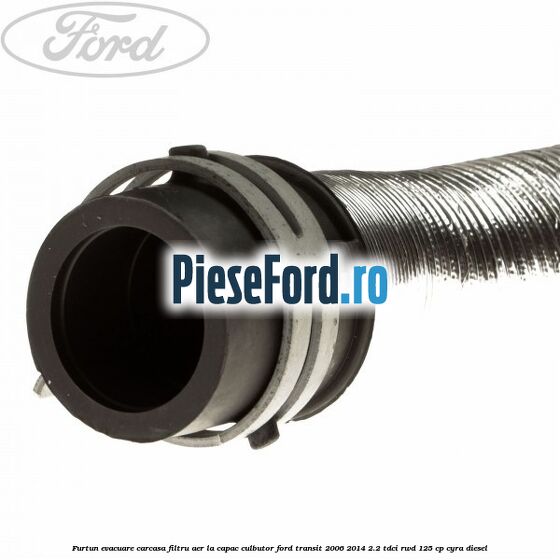 Furtun evacuare carcasa filtru aer, la capac culbutor Ford Transit 2006-2014 2.2 TDCi RWD 125 cp CYRA diesel