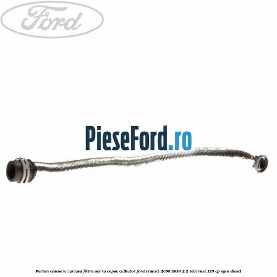 Furtun evacuare carcasa filtru aer, la capac culbutor Ford Transit 2006-2014 2.2 TDCi RWD 125 cp CYRA diesel