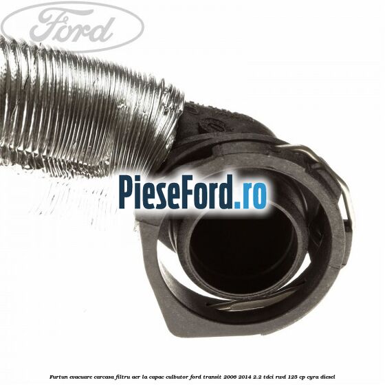 Furtun evacuare carcasa filtru aer, la capac culbutor Ford Transit 2006-2014 2.2 TDCi RWD 125 cp CYRA diesel