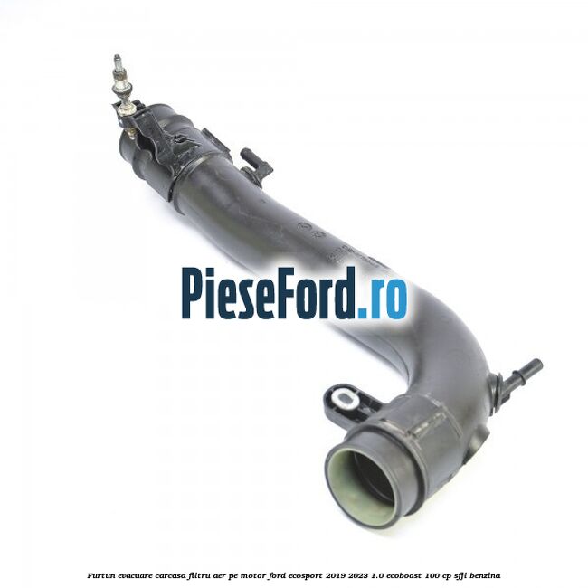 Furtun evacuare carcasa filtru aer, pe motor Ford EcoSport 2019-2023 1.0 EcoBoost 100 cp SFJL benzina